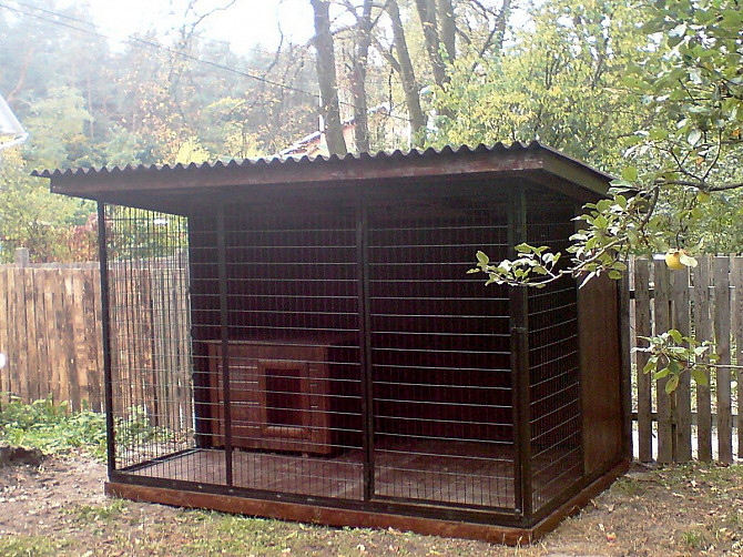 Будка-вольер для крупных пород собак Минск - изображение 1