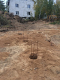 Фундамент для коттеджа на сваях Минск
