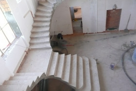 Монолитная межэтажная лестница Минск - изображение 1