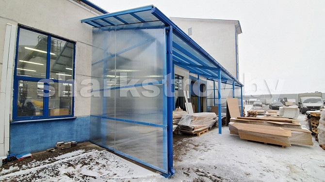 Выполним и смонтируем навес из металла. Минск - изображение 1