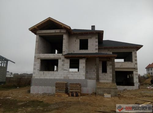 Строительство частного дома из пеноблоков под ключ в Фаниполе. Минск - изображение 1