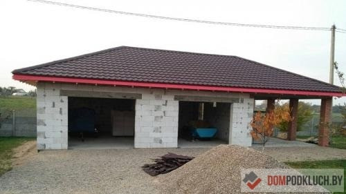 Гаражи из газосиликатных блоков под ключ. Минск - изображение 1