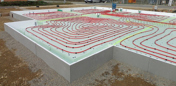 Фундамент шведская плита. Вариант для сложных грунтов! Минск - изображение 1