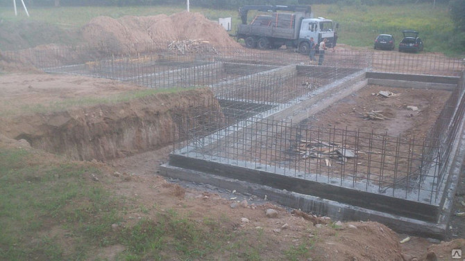 Свайный-ленточный фундамент. Минск - изображение 1