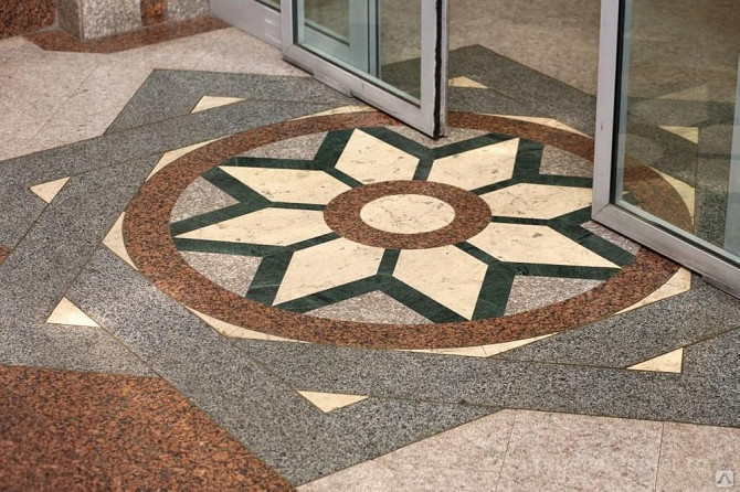 МОНТАЖ МОЗАИКИ ИЗ НАТУРАЛЬНОГО КАМНЯ Минск - изображение 1