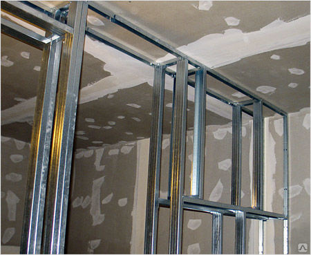 Монтаж каркаса для перегородок из ГКЛ Минск - изображение 1