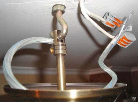 Монтаж крюка под навеску люстры. Минск - изображение 1