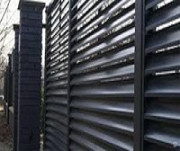 Установка забора жалюзи профнастил Минск