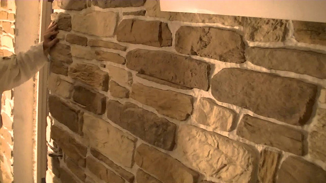 Фуговка камня декоративного в интерьере Минск - изображение 1