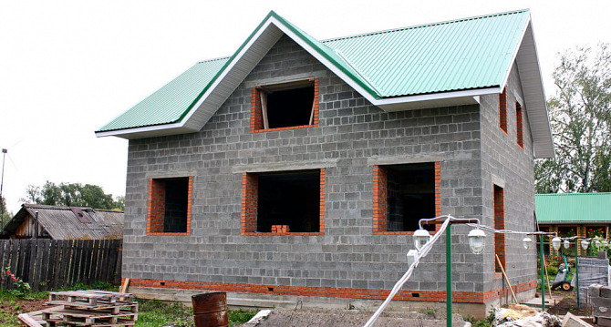 Дом из шлакоблока ПОД КЛЮЧ в Минске Минск - изображение 1