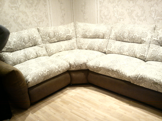 ПЕРЕТЯЖКА УГЛОВОГО ДИВАНА Минск - изображение 1