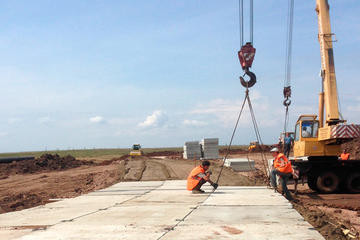 Устройство дорожных покрытий из сборных железобетонных плит Минск - изображение 1