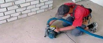 Прорезка штроб в цементных полах под кладку Минск - изображение 1