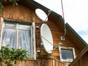 Монтаж спутниковой антенны на даче или в коттедже Минск