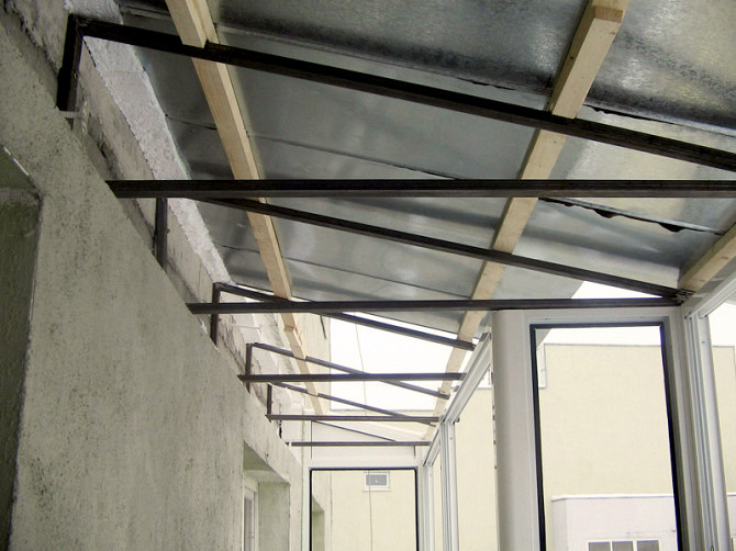 Монтаж крыши балкона Брест - изображение 1