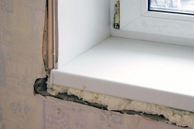Монтаж пластикового подоконника Брест - изображение 1