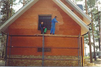 Очистка фасада дома Брест - изображение 1