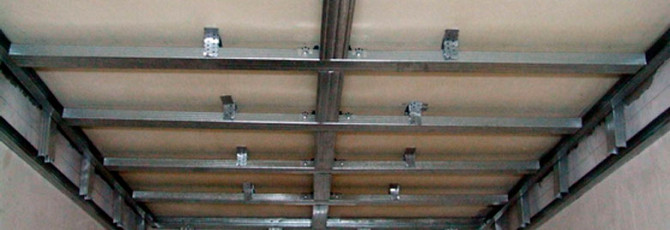 Монтаж каркаса для потолка из гипсокартона Брест - изображение 1